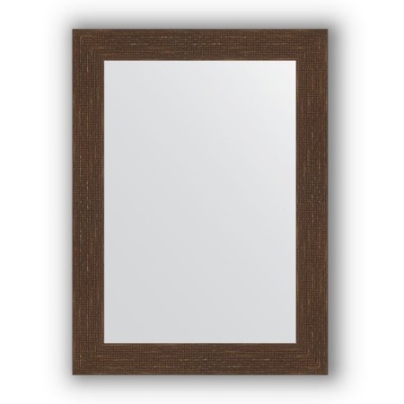 Mirror in the baguette frame - mosaic Antique copper 70 mm, 56 x 76 cm, evoForm