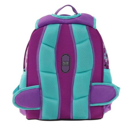 Frame backpack 35 x 28 x 15 cm, Across, filling: bag, pencil case, keychain, purple-4