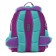 Frame backpack 35 x 28 x 15 cm, Across, filling: bag, pencil case, keychain, purple
