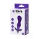Toyfa A-Toys anal plug with vibration, moisture resistant, silicone, purple color, 11.2 cm, d = 2.7