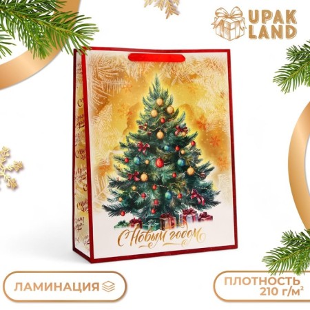 Laminated vertical "Christmas tree", l 31 × 40 × 12 cm