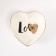 Souvenir ceramics stand for the ring "Heart. Love" 10.5x10x2 cm