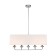 Lamp on the rod 4x40W E14, size 75x25x136 cm