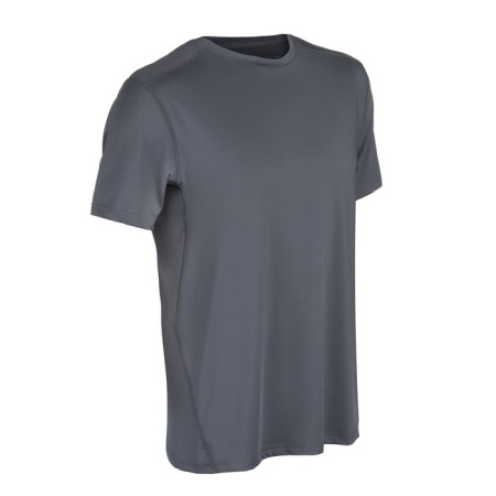 Men's t -shirt with inserts, basic, size l (50), gray color-9