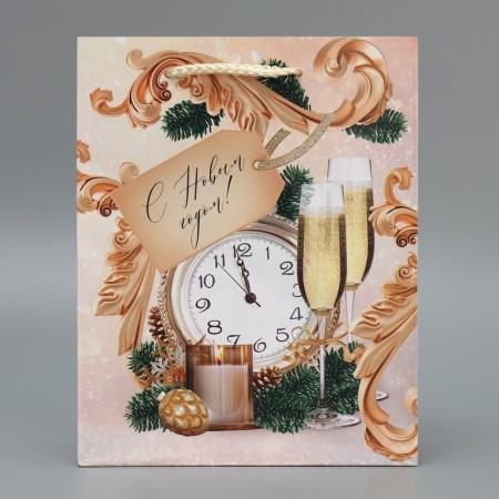 Laminated vertical "New Year's time", MS 18 x 23 x 8 cm, New Year-4
