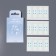 Tipes for makeup to correct the oval of the face, set - 12 pcs