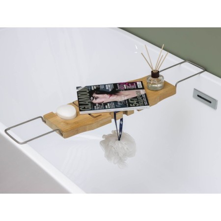 Savanna SPA bathroom shelf, 74-95 × 20.3 × 2.5 cm, bamboo-13