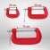 Set Stroking G-shaped scrap, 1-2-3 "(25-50-75 mm), 3 pcs.