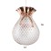 Lamp Bayerlux 2736/1 G9 40W gold 11x11x16-165 cm