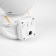Light device "Cosmonaut with a star" 13 cm, glow RGB, remote control, 5 V, white