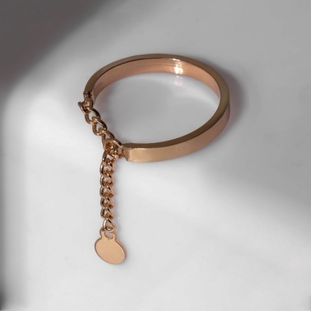 Ring "Chain" circle, color gold, dimensionless-3