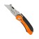 Construction knife Patriot CKF-5, with a trapezoidal blade, folding, 5 blades in the kit