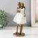 Polystone souvenir "Two sisters in white dresses with flowers" 9x7.5x21 cm
