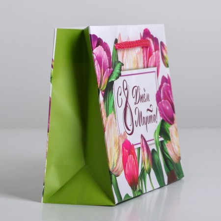 Package Gift Laminated Horizontal, packaging, “Happy March 8”, S 12 x 15 x 5.5 cm-2
