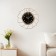 Watching clock, series: interior, "deer", smooth move, 49 x 49 cm, d-26 cm
