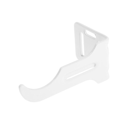 Bracket for the radiator left, polymer, white color