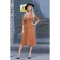 Female dress, size 48, mustard color