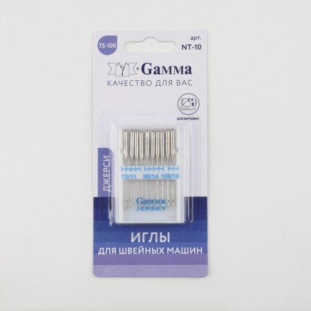 Needles for household sewing machines, for knitwear, No. 75-100, 10 pcs-3