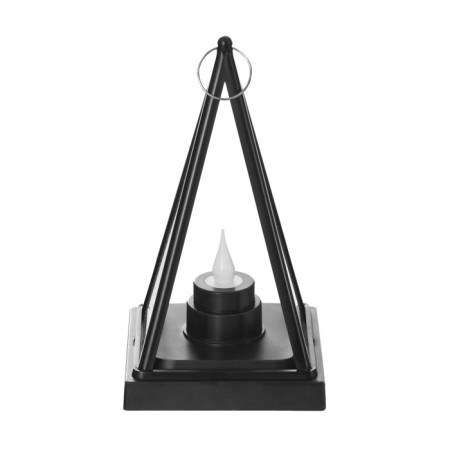 Night Pyramid 2xaa Black 9.5x9.5x17 cm Risalux-7