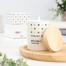Aromatic candle in a glass 