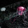 Decor for the Aquarium "Medusa" silicone, with a neon effect, 5 x 5 x 15 cm, pink