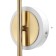 Bra "techno" E27 40W gold-white 21x10x38cm