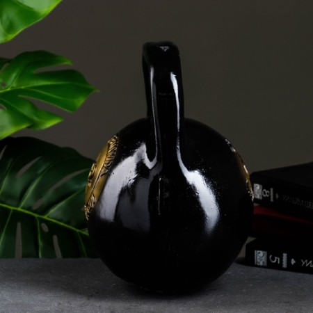 Piggy bank "Girya" Black, 19x19x29cm-4