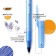 Ballic handle, blue ink, 1.0 mm, average letter, set of 8 pieces, bic round stic classic