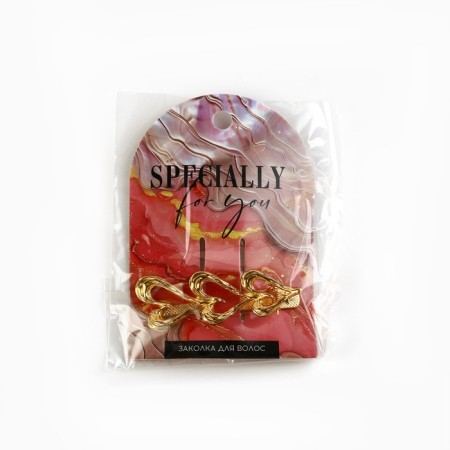 Hairpiece specially for you gold, 5.5 x 2 cm-5