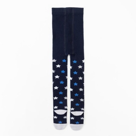 Pantyhose children's kaftan "Stars" 116-122 cm, blue-2