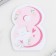 Set: paper stickers 20 l + 5 stickers "March 8"