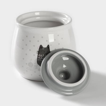 Set of Serving shares "Cozy cats", 2 items: milkman 270 ml, sugar tower 310 ml-7