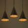Lamp Bayerlux suspension Bayerlux "cone" 3he14 40W chrome d = 16, h = 20+60 cm