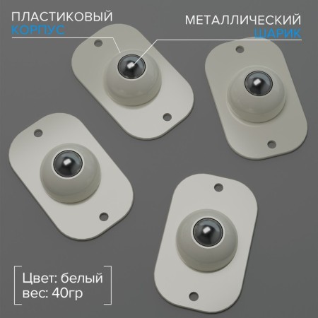 Wheels are universal, hinged, set 4 pcs-1