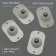 Wheels are universal, hinged, set 4 pcs