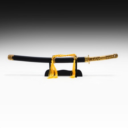 Souvenir product katan on a stand, bronze finish-6