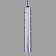 Suspended accent Elektrostandard, Bong Led 12 W, 50x50 mm, IP20, chromium color