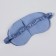 Sleel Mask "Silk", 19 × 10 cm, elastic band is single, the color is dark blue