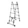 Lessonet-ladder Telescopic tundra, folding, aluminum, 1.6 x 1.6 m