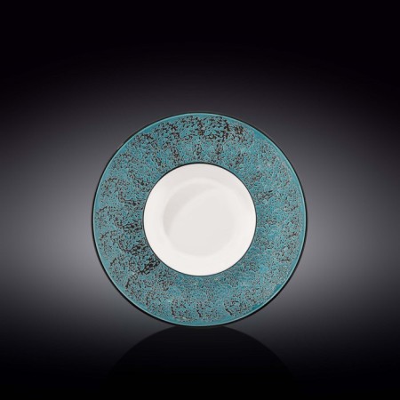 Deep plate Wilmax England Splach, D = 22.5 cm, 1.1 l, the color of the blue
