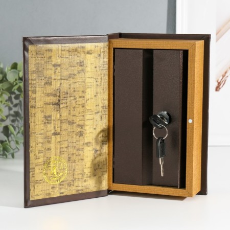 Safe Brush Tree to the leatherette "Alexander Dumas. Count Monte Cristo" 3d embossing 21x13x5 cm-1