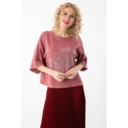 Female jumper, size 50, pink color-9