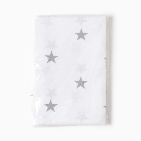 Pillowcase of crumb I "stars" color white, 40x60 cm, 100% cotton, calico-2
