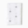 Pillowcase of crumb I "stars" color white, 40x60 cm, 100% cotton, calico