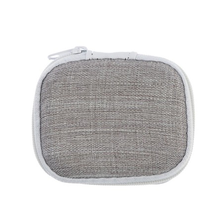 Luazon headphones, rectangular, 8x6x3 cm, top material: fabric, gray-4