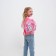 Baby backpack for a girl "Milot", 23 x 5 cm cm, lightning department, red color