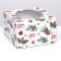 Confectionery packaging with the window “Fine spruce, bullfinch”, 30 x 30 x 19 cm