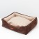 A bed with a removable cover, furniture fabric, foam rubber, 55 x 45 x 15 cm