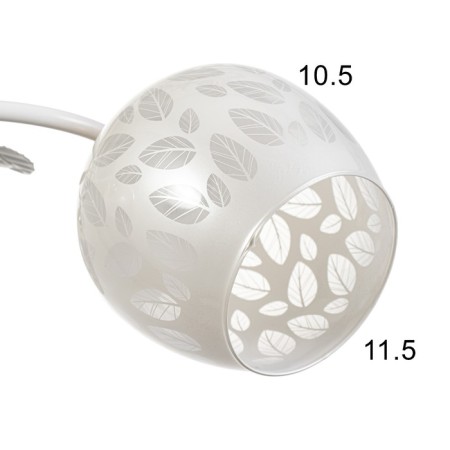 Causte "Fania" 5he27 40W white-gold 58x58x27 cm Bayerlux-5