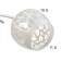 Causte "Fania" 5he27 40W white-gold 58x58x27 cm Bayerlux